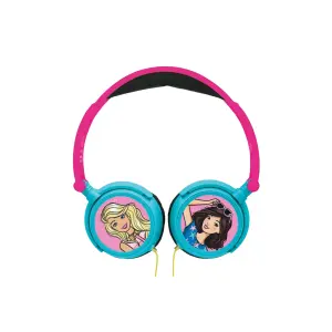 Casque audio stéréo filaire pliable avec limitation de volume d'écoute Lexibook Barbie image-0