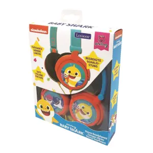 Folding wired stereo headphones with volume limit Lexibook Baby Shark image-4