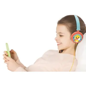 Folding wired stereo headphones with volume limit Lexibook Baby Shark image-3