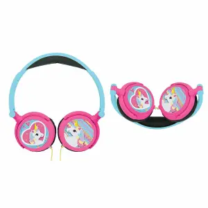 Casque audio filaire et pliable avec limitation de volume Lexibook Licorne image-2