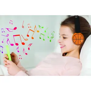 Casque audio bluetooth 2 en 1 filaire confortable et pliable avec limitation de son Lexibook Basketball image-4