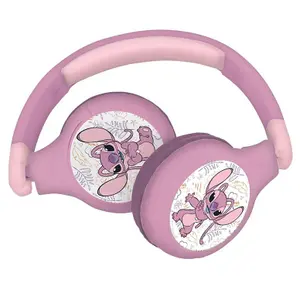 2-in-1 Bluetooth and Wired Headphones Comfortable and Foldable with Volume Limiter Lexibook Angel