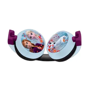 2-in-1 Bluetooth and Wired Headphones Comfortable and Foldable with Volume Limiter Lexibook La Reine des Neiges image-1