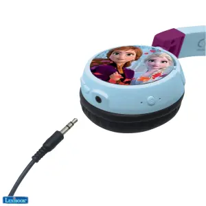 2-in-1 Bluetooth and Wired Headphones Comfortable and Foldable with Volume Limiter Lexibook La Reine des Neiges image-3
