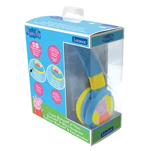 Casque audio 2 en 1 bluetooth et Filaire confortable et pliable avec limitation de son Lexibook Peppa Pig image-2