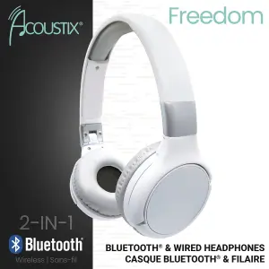 Casque audio bluetooth 2 en 1 filaire confortable et pliable avec limitation de son Lexibook image-1