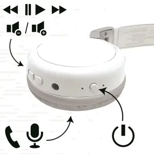 Casque audio bluetooth 2 en 1 filaire confortable et pliable avec limitation de son Lexibook image-2