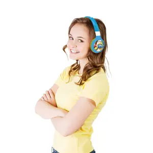 2 in 1 Bluetooth and Wired Headphones Lexibook Schtroumpfs image-2