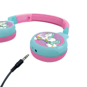 Bluetooth Kopfhörer 2 in 1 mit Kabel, bequem und zusammenklappbar, mit Lautstärkebegrenzung Lexibook Licorne image-2