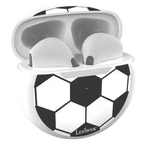 Écouteurs bluetooth avec étui de chargement et de rangement Lexibook Football image-0