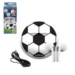 Écouteurs bluetooth avec étui de chargement et de rangement Lexibook Football image-1