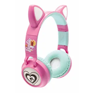 Casque audio Bluetooth avec effets lumineux Lexibook Barbie image-1