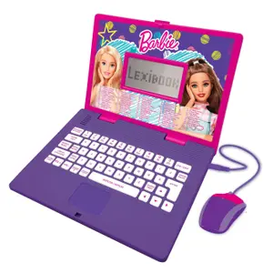 Jeux éducatifs ordinateur bilingue Barbie de124 Activités en Anglais / Français Lexibook image-0