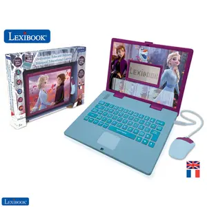 Jogos educativos computador bilingue a rainha da neve de124 actividades em inglês / francês Lexibook image-4