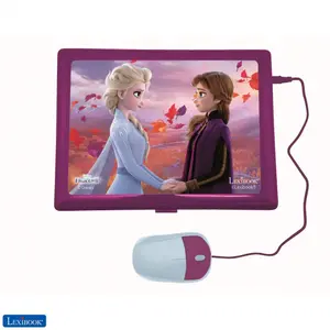 Jogos educativos computador bilingue a rainha da neve de124 actividades em inglês / francês Lexibook image-1