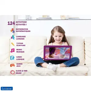 Jogos educativos computador bilingue a rainha da neve de124 actividades em inglês / francês Lexibook image-3