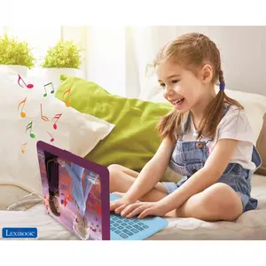Jogos educativos computador bilingue a rainha da neve de124 actividades em inglês / francês Lexibook image-2