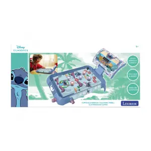 Jeux d'adresse flipper avec un superbe design, des sons, des lumières et un affichage du score sur écran pour jouer seul ou défier vos amis Lexibook Stitch image-4