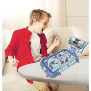 Jeux d'adresse flipper avec un superbe design, des sons, des lumières et un affichage du score sur écran pour jouer seul ou défier vos amis Lexibook Stitch image-2