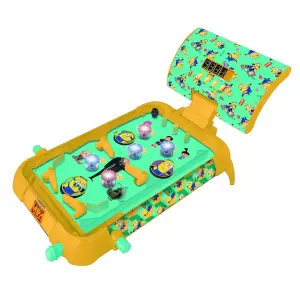 Skill arcade game with a great design, sounds, lights, and a score display on screen to play solo or challenge your friends. Lexibook Les Minions image-1