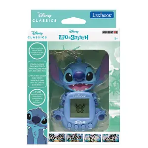 Konsole mit LCD-Bildschirm, die 3 Spiele aus dem Universum enthält Lexibook Disney Stitch My Best-E image-2