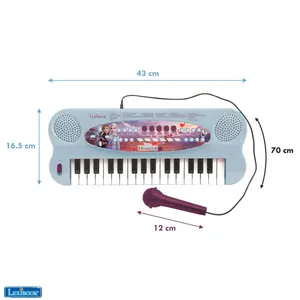 Electronic games - Snow Queen electronic music keyboard with microphone Lexibook image-3