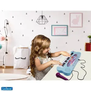 Electronic games - Snow Queen electronic music keyboard with microphone Lexibook image-2