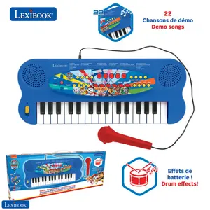 Elektroniske spil - elektronisk musikalsk keyboardpatrulje med mikrofon Lexibook image-0