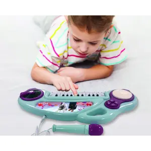 Piano elettronico con effetti luminosi e microfono - 24 tasti Lexibook La Reine des Neiges image-1