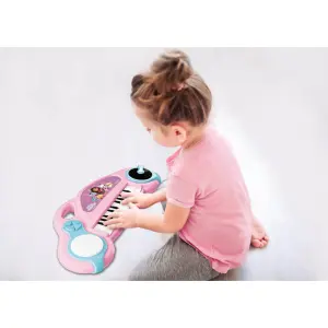 Piano electrónico con efectos de luz y micrófono - 24 teclas Lexibook Gabby et la maison magique image-1