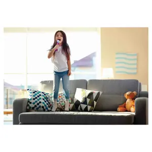 Light-Up Microphone Game with Melodies and Sound Effects Lexibook La reine des neiges image-2
