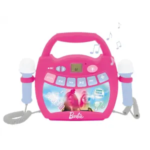 Głośnik Bluetooth z efektami świetlnymi i mikrofonami Lexibook Barbie image-1
