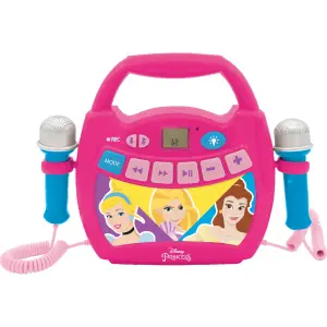 Głośnik Bluetooth z efektami świetlnymi, mikrofonami i wbudowaną baterią ładowalną Lexibook Disney Princesses image-0