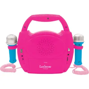 Głośnik Bluetooth z efektami świetlnymi, mikrofonami i wbudowaną baterią ładowalną Lexibook Disney Princesses image-1