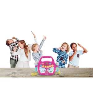 Bluetooth-Lautsprecher mit Lichteffekten, Mikrofonen und wiederaufladbarem Akku Lexibook Minnie Mouse image-3