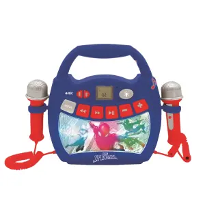 Bluetooth speaker with light effects and microphones Lexibook Spider-Man image-0