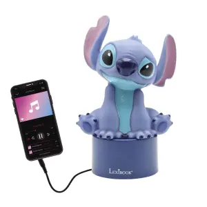 Night light with speaker for kids Lexibook Stitch image-3