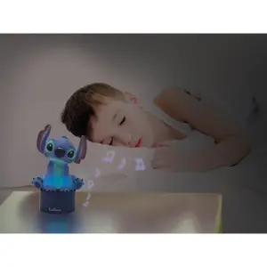 Night light with speaker for kids Lexibook Stitch image-5