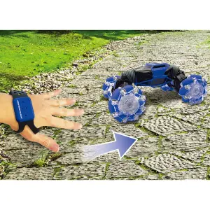 Remote-controlled off-road car with lights and sound, rechargeable with remote control and gesture control wristband. Lexibook Extreme Crosslander® image-3