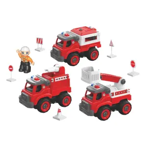 3-in-1 fire truck set Lexibook Crosslander Fireman image-0