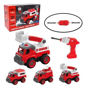 3-in-1 fire truck set Lexibook Crosslander Fireman image-1