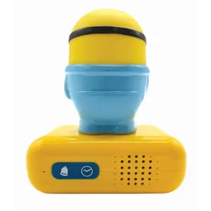 Réveil avec veilleuse en 3d design les minions et effets sonores Lexibook image-1