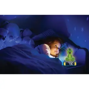Digital alarm clock with 3d dinosaur nightlight and sound effects Lexibook image-3