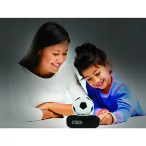 Despertador digital com luz de futebol 3d e efeitos sonoros Lexibook image-2