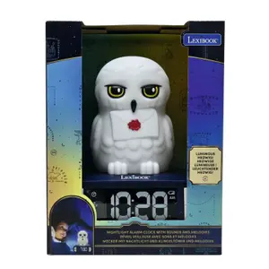 Night light alarm clock with sounds Lexibook Hedwige image-2