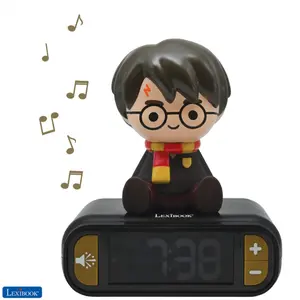Digital alarm clock with 3d harry potter nightlight and sound effects Lexibook image-1