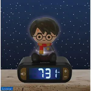 Digital alarm clock with 3d harry potter nightlight and sound effects Lexibook image-2