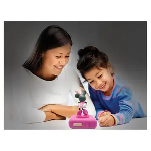 Sveglia digitale con luce notturna e effetti sonori per bambini Lexibook Minnie 3D image-2