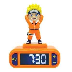Night light alarm clock with sounds Lexibook Naruto image-0