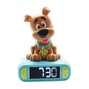 Digital alarm clock with scooby doo 3d nightlight and sound effects Lexibook